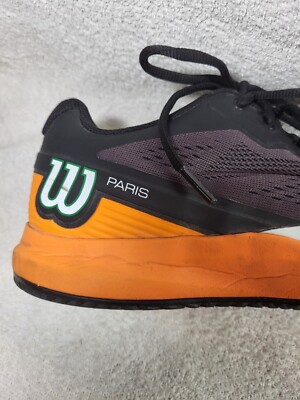 Wilson Mens Rush Pro 3.5 Orange Black Tennis Shoes Size 10 (145464