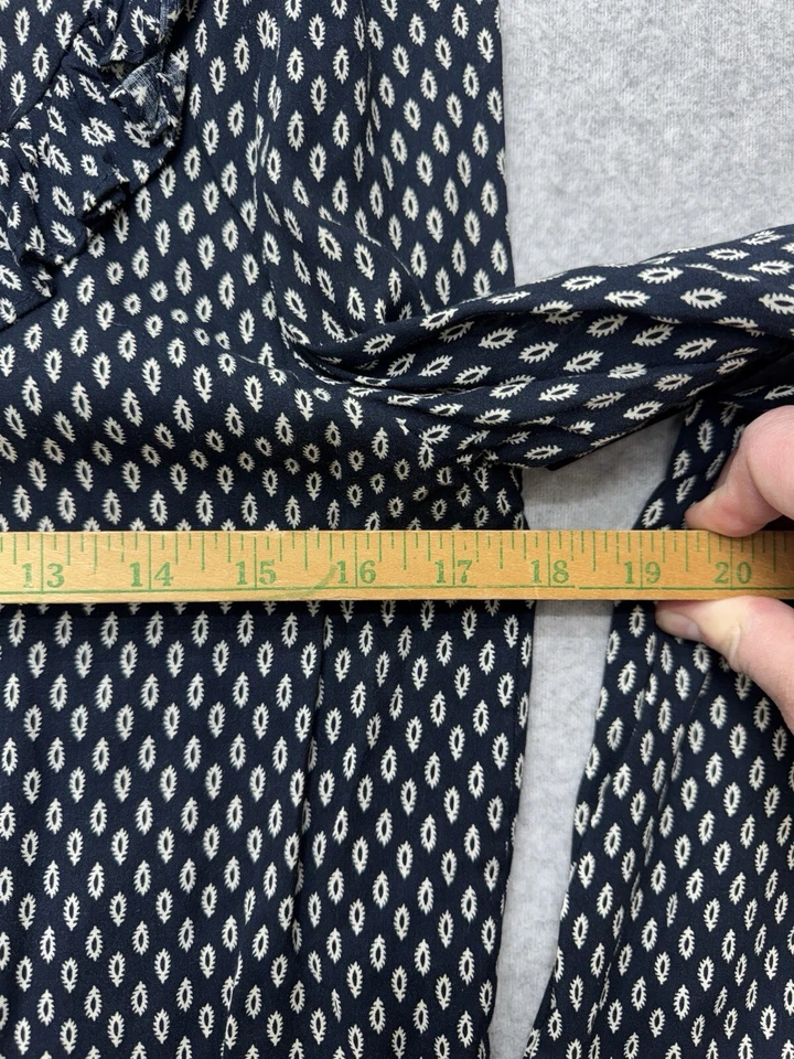 Camisa Everly Mujer Mediana Negra Fluida Campesina Top Boho Cottagecore Pradera Suave Foto 4 de 4