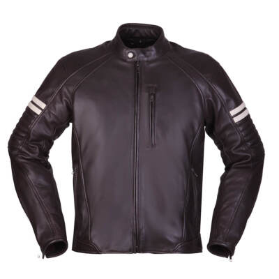 Motorcycle Modeka August 75 Leather Jacket Men's (Brown/Beige) Size: M