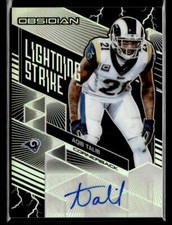 (3306) AQIB TALIB #/100 2018 PANINI OBSIDIAN LIGHTNING STRIKE AUTO AUTOGRAPH