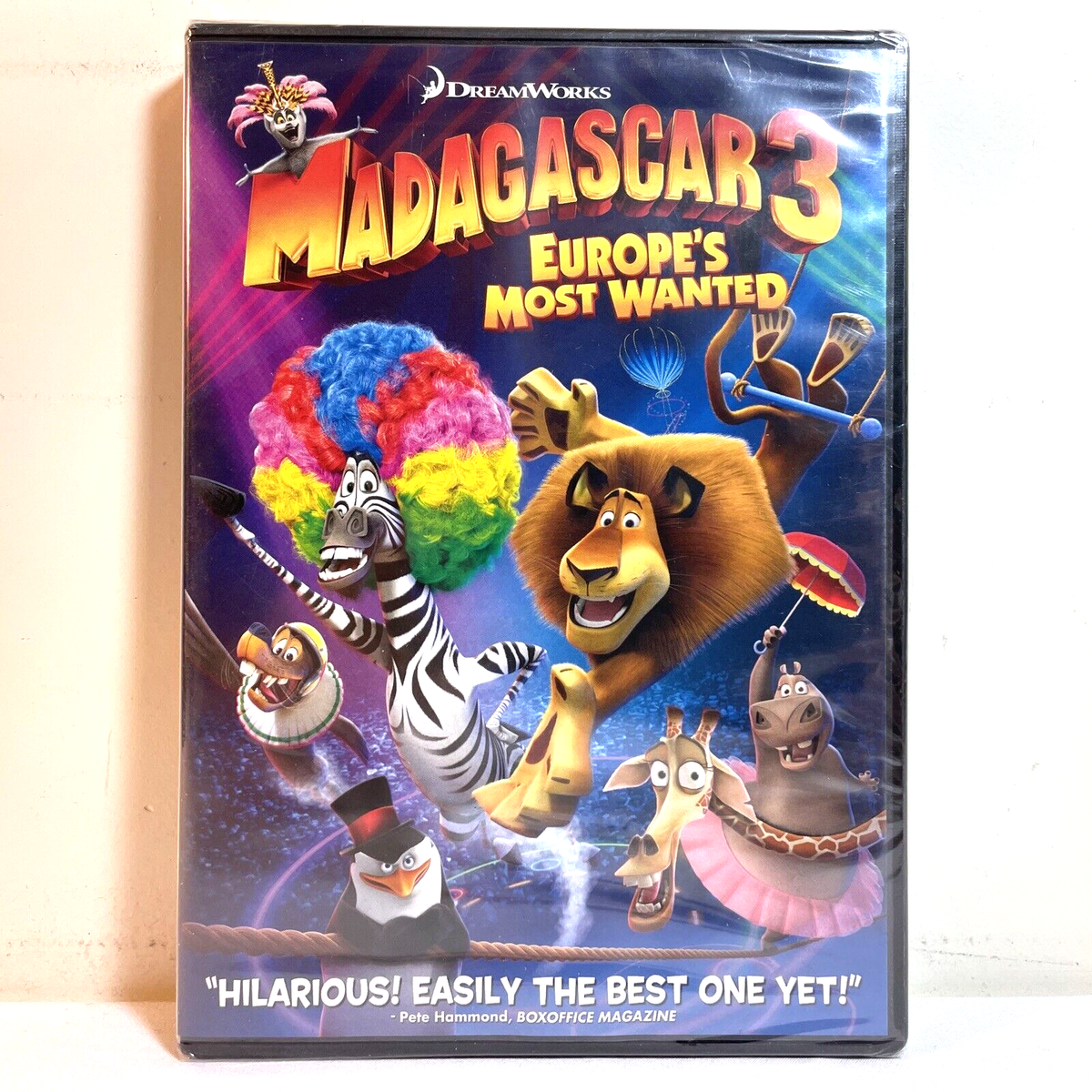 MADAGASCAR 3: EUROPE'S MOST WANTED (2012) DVD Adventure Animation