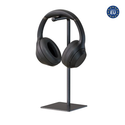 QLS Kopfhörerhalter Headset Halterung für Gamer Schwarz