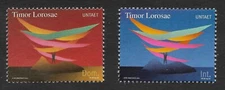 East Timor Leste UNTAET 2000 UN Transitional Authority Sc 350/1 SG 1/2 MNH