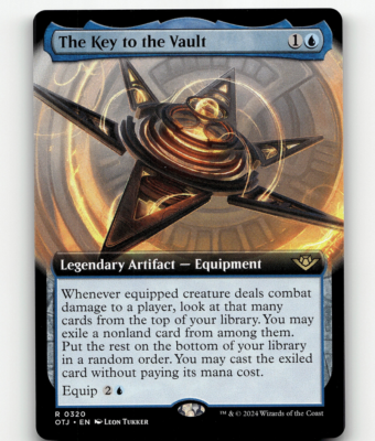 MTG The Key to the Vault (Extended Art) 320 - Outlaws of Thunder Junction
