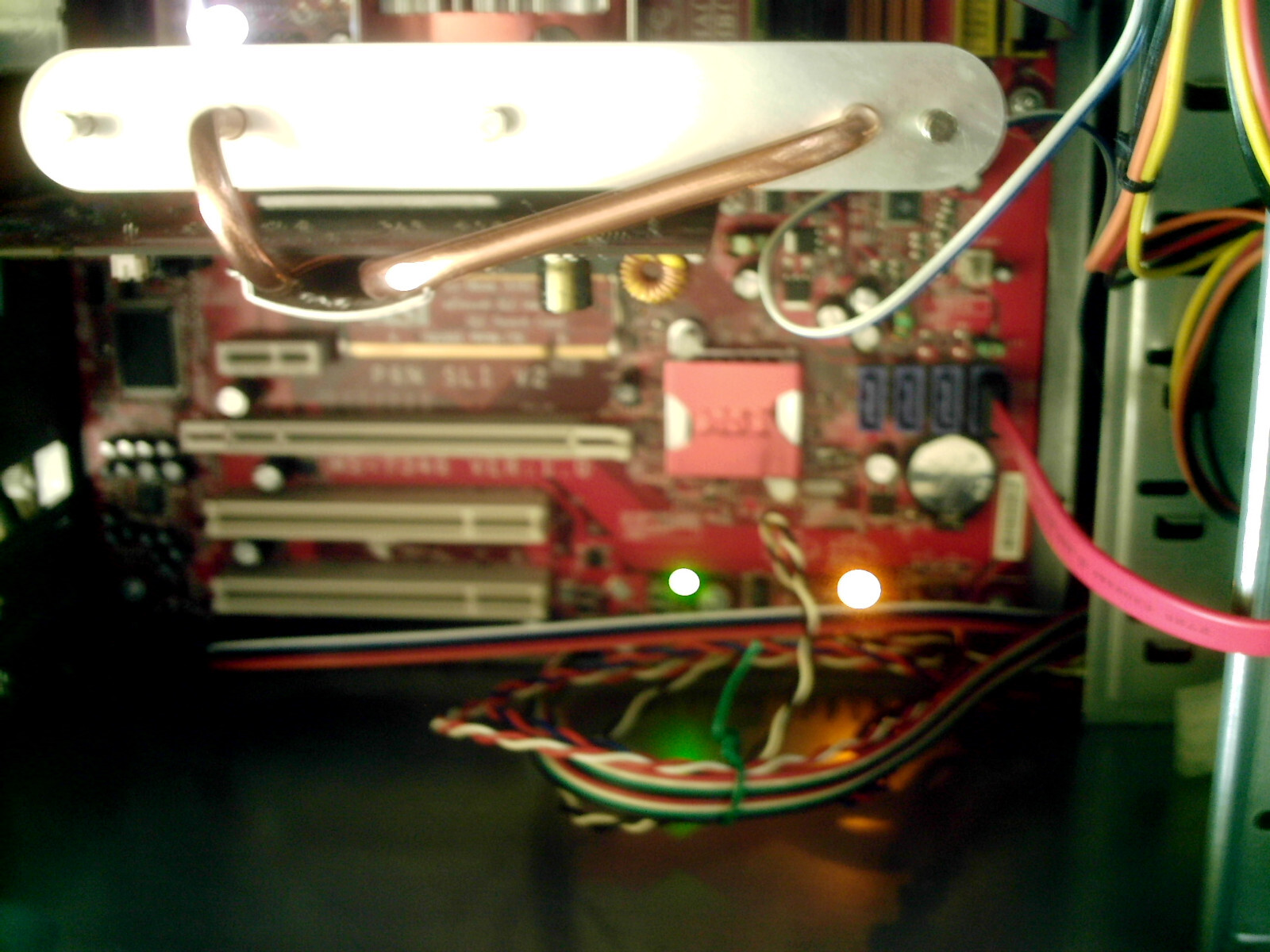 Carte mère msi ms7346 avec ventilateur zalman et processeur sla9x core ...