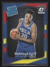 2017-18 Donruss Optic Red Yellow Prizm Markelle Fultz RC #200 Philadelphia 76ers