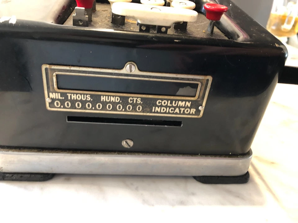 Vintage Remington Rand Hand Cranking Adding Machine - NOT WORKING - Image 4 of 4