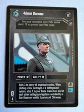 Star Wars CCG Admiral Chiraneau Death Star 2 II LP-NM