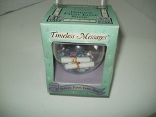 Vintage Baby's First Love Note Ornament-NIB