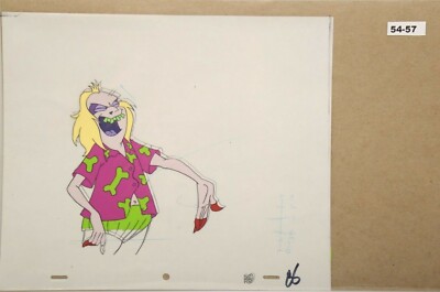 Beetlejuice Original Production Drawing And Cel 54-57 Used Cond.