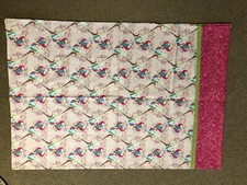 Handmade Standard Pillow Case Unicorns Flowers 31 x 21 inches New