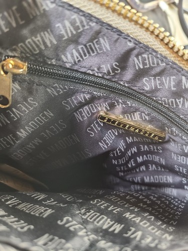 Steve Madden Shoulder Bag Canvas Pouch 11.5" x 6.5" x 1.5" - Picture 5 of 6