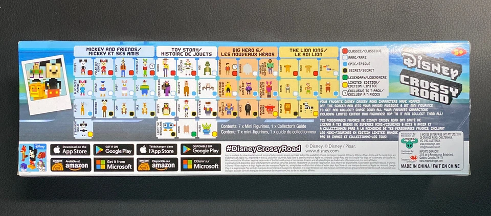 Mini estatuilla Disney Crossy Road paquete de 7 series 1 nueva en caja nueva Foto 4 de 4