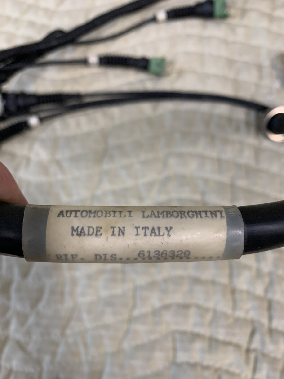 Lamborghini Diablo Engine Wire Harness 7-12 *OEM* P/N 006136329