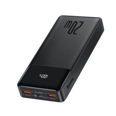 Baseus 20000mAh Powerbank Ladegerät Externer Akku 20W PD Schnellladung Dual-USB