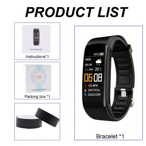 Smart Activity Tracker Fitness Watch with Heart Rate Monitor for Fitbit Fans - Picture 12 of 14