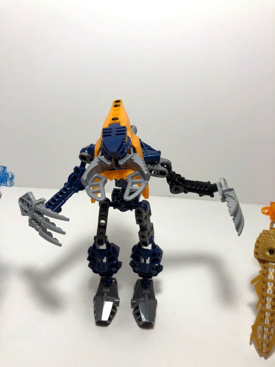LEGO Bionicle LOT: Takadox 8916 + Inika Toa Jaller 8727 + Bordakh