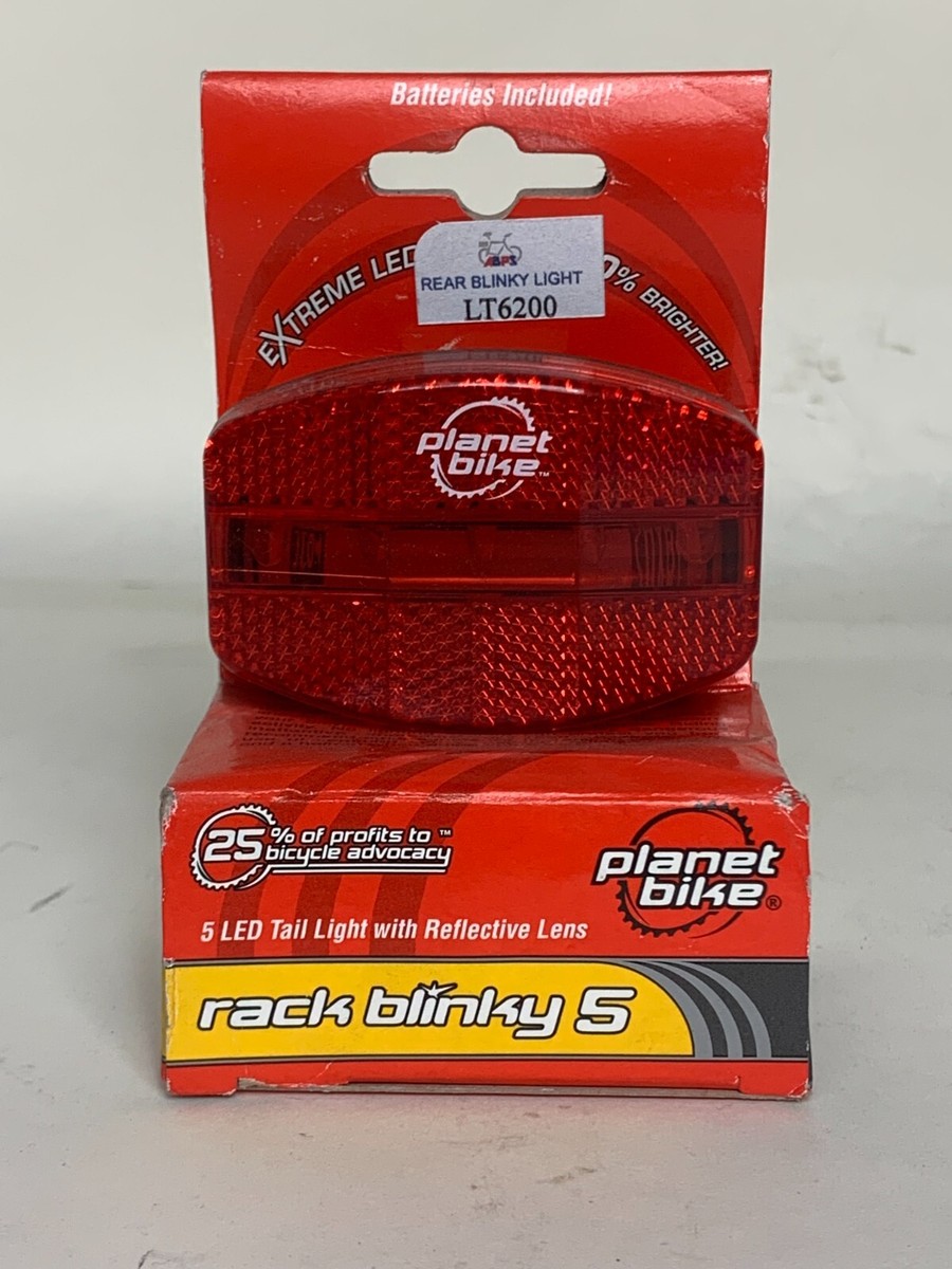 Planet Bike Bike Rear Rack Light Bicycle Tail Light PLANET BIKE