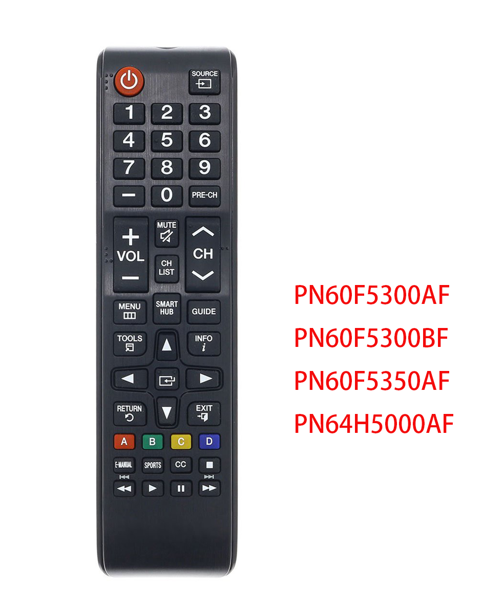 Samsung TV Replace Remote for PN60F5300AF PN60F5300BF PN60F5350AF PN64H5000AF