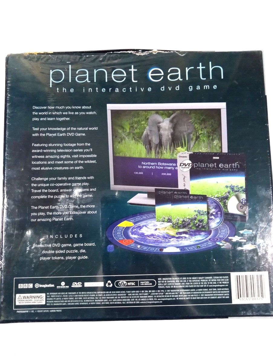 Planet Earth DVD Interactive Board Game New