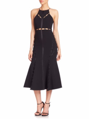 Cinq à Sept Shaik Button Midi Dress