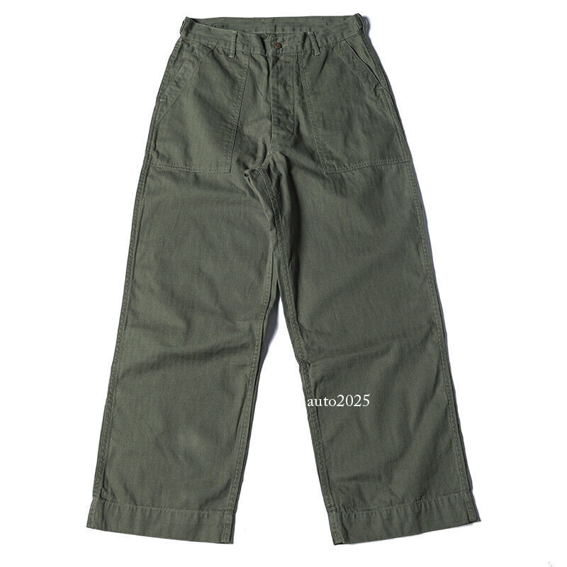 Bronson 1947 Model 838A OD7 Fatigue Utility Pants Men HBT OG