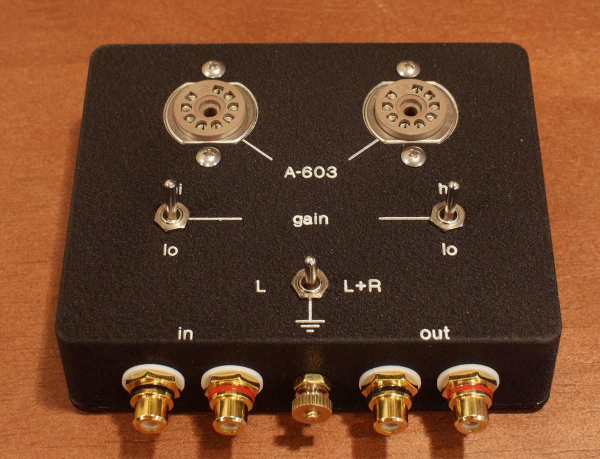 Moving Coil Phono Step Up box for Sansui A-603 9 pin plug-in