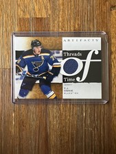 2021-22 UD Artifacts Threads of Time Relic #TT-TO T.J. Oshie - St. Louis Blues