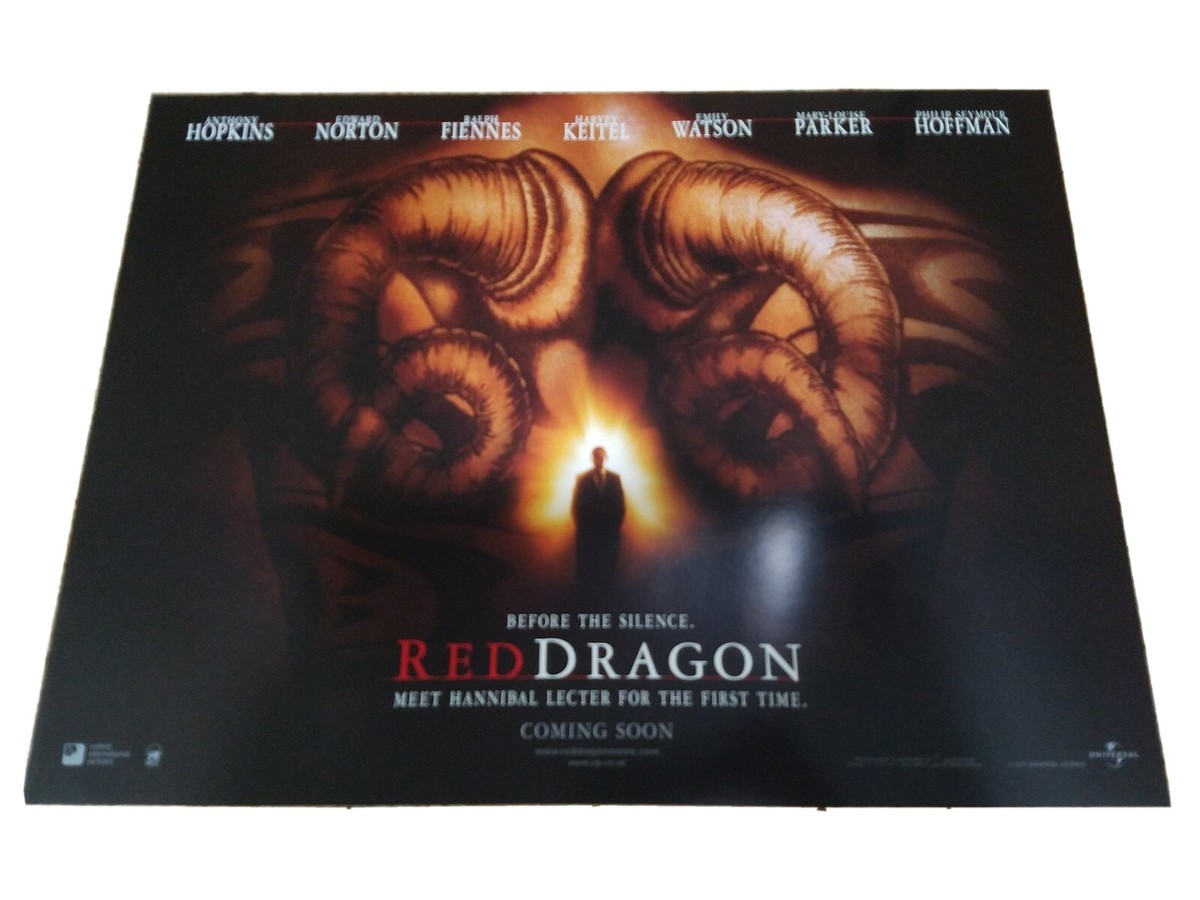 【非売品】DRAGON BOX THE MOVIES 告知ポスター Red Dragon movie poster (a) - Anthony Hopkins - 12 x 16 inches | eBay