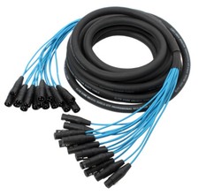 Elite Core PEX1630 30' 16-Channel XLRM Fan to XLRF Fan Extension Snake