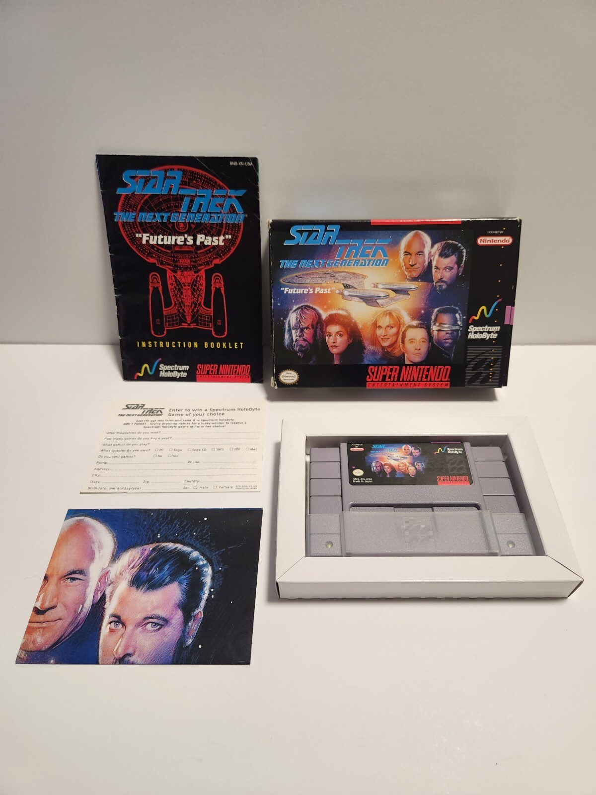 Star Trek: The Next Generation - Future's Past (Super Nintendo) SNES Complete