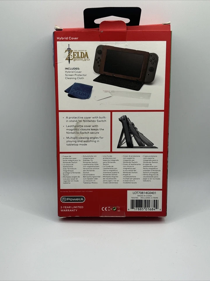ZELDA Protective Case Cover and Stand for Nintendo Switch - Hybrid - Image 3 of 4
