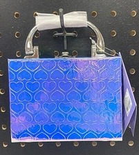 Claire’s 17-Piece Makeup Set in Iridescent Snap Case 4 Eye Glitter 6 Lip Gloss +