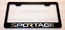 Sportage Stainless Steel Finished License Plate Frame Holder Rust Free
