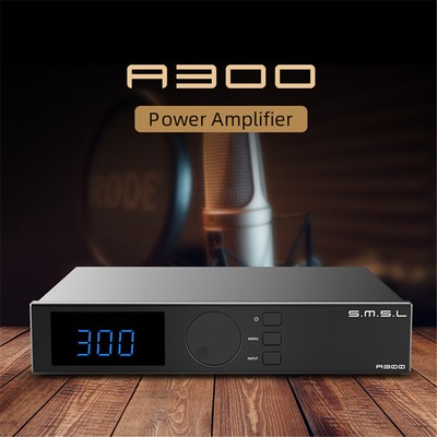 SMSL A300 Power Amplifier 165Wx2   Amplifier Passive Speaker Power Amp #A6-13