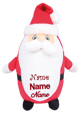 Personalisiertes besticktes Weihnachtsmurmeln Weihnachtsmann Geschenk Geschenk Spielzeug Teddy