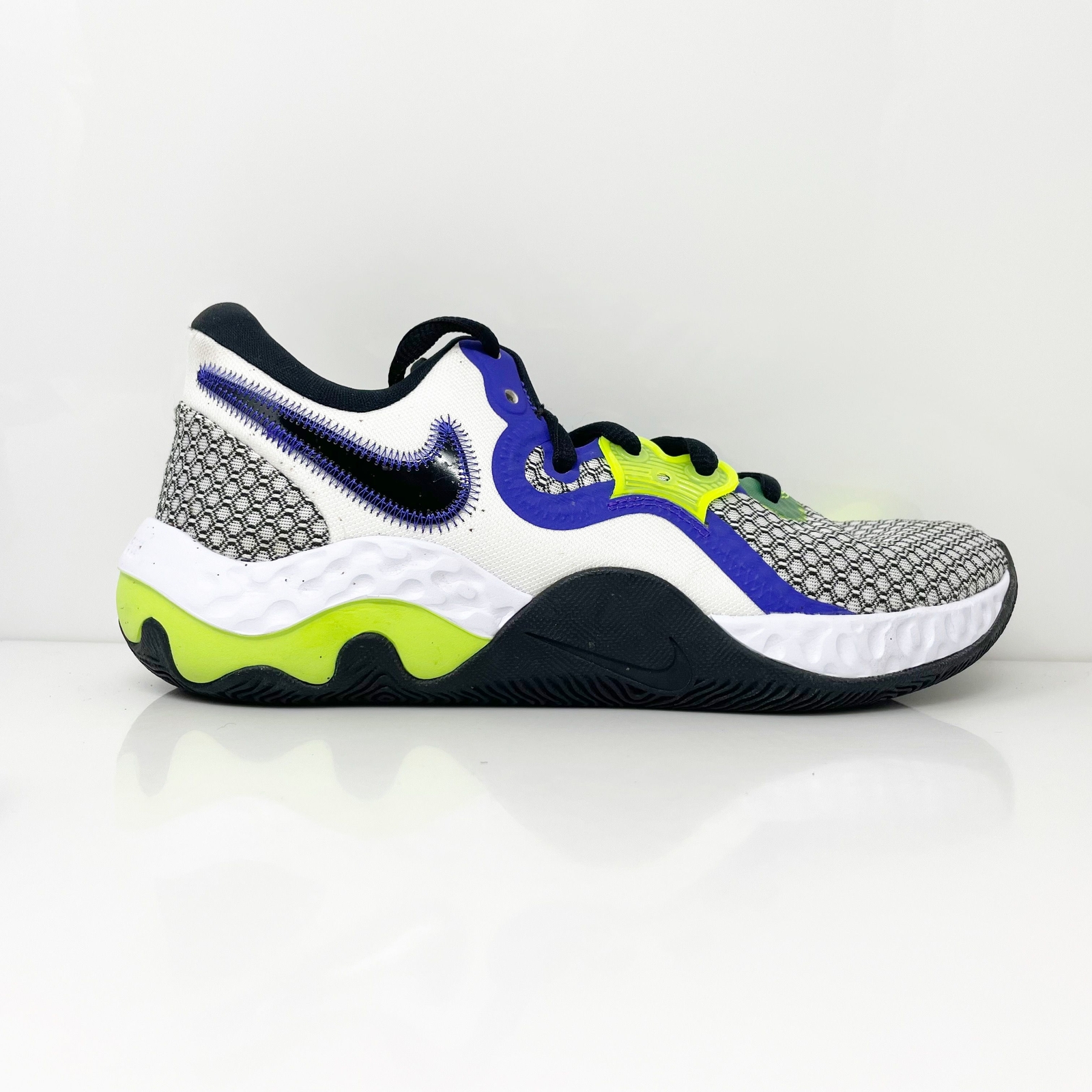 Nike Mens Renew Elevate 2 CW3406101 White Basketball… Gem