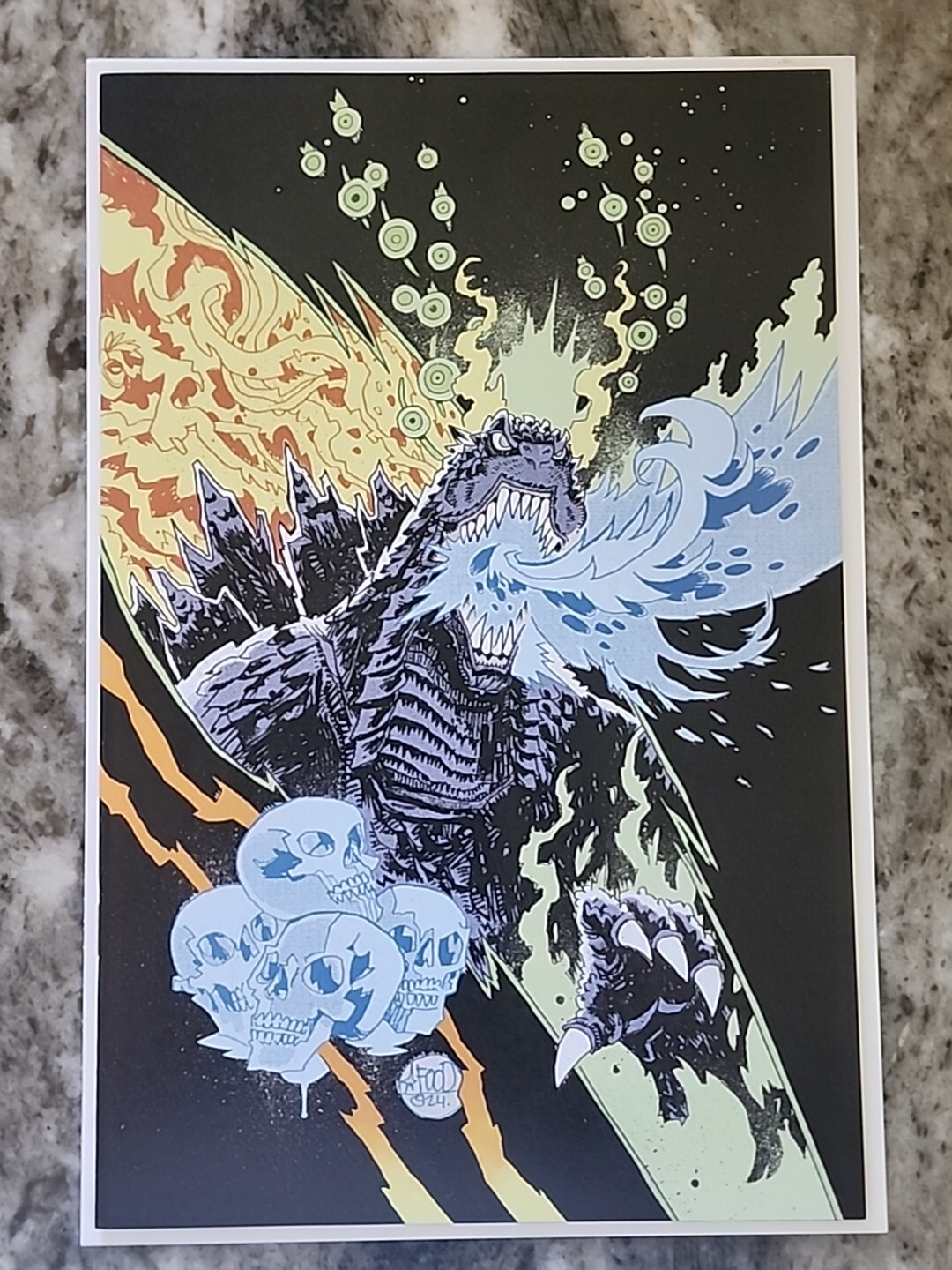 Godzilla Monsterpiece Theatre #1 RI Jim Mahfood 1:25 Variant Cover