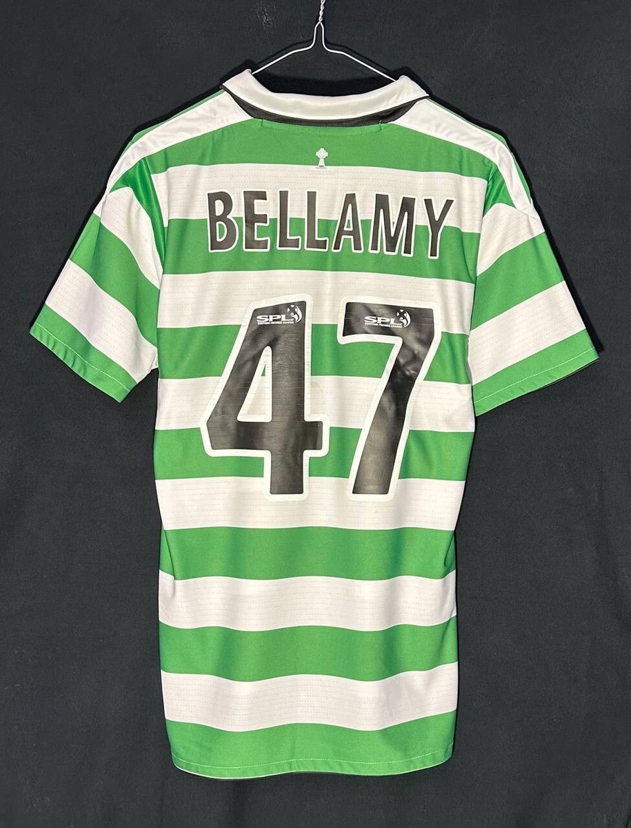 Umbro 2004/2005 Celtic BELLAMY 47 Rare Home Football Shirt jersey