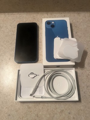 Apple iPhone 13 - 128 GB - Blue (Unlocked) with Tik Tok app