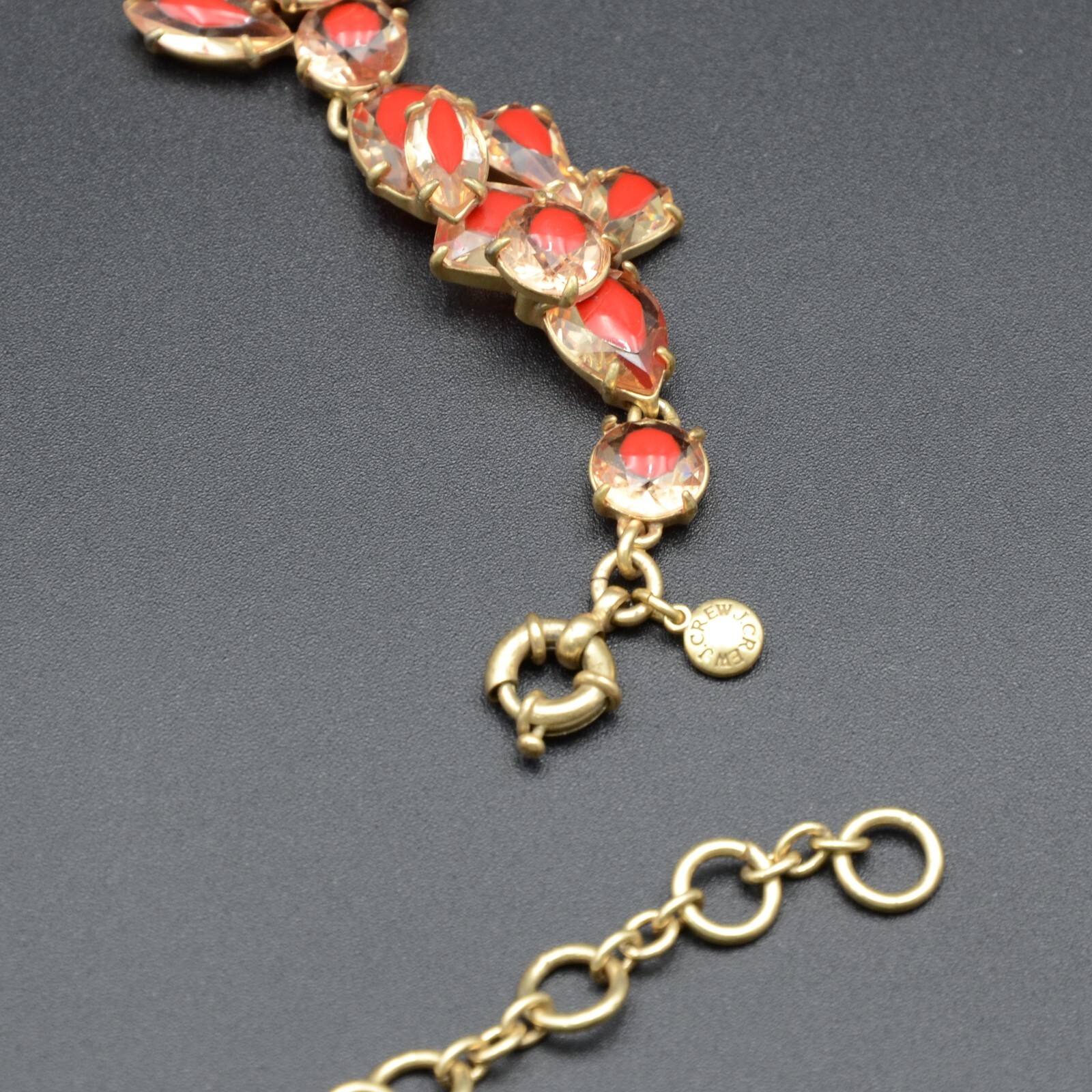 J. Crew Crystal Cluster Stone Statement Necklace … - image 9