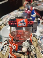 CHICAGO WHITE SOX THROWBACK MLB BASEBALL BRACELET LEATHER