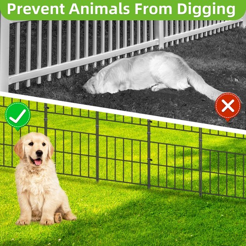 Garden Fence 10 Pack 36in (H) x 11ft (L) Metal Fence Rustproof Animal Barrier Bo - Picture 7 of 9