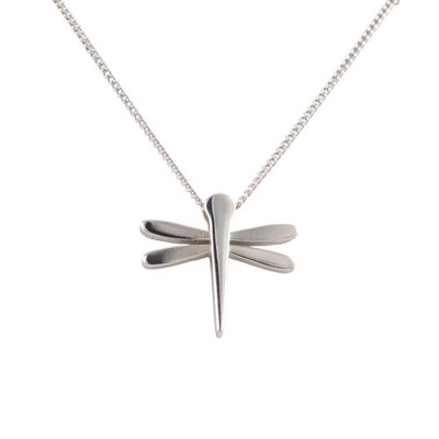 Libelle Halskette Silber 925 Sterling Silber gepunzt Edinburgh verstellbar
