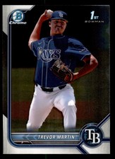 2022 Bowman Draft Trevor Martin #BDC-184  Tampa Bay Rays
