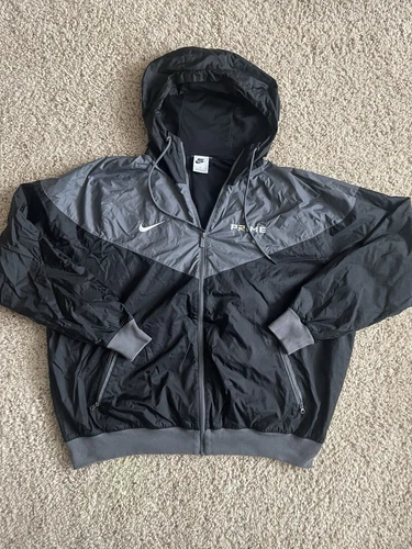 Giacca con cappuccio e zip intera Colarado Coach Prime Nike Windrunner Nero Dri Fit XL