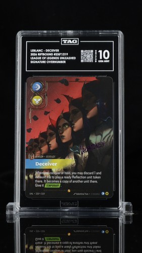 LeBlanc, Deceiver graded TAG 10 for sale on eBay