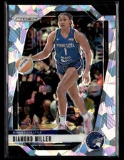 2024 Panini Prizm WNBA #63 Diamond Miller Ice Prizms