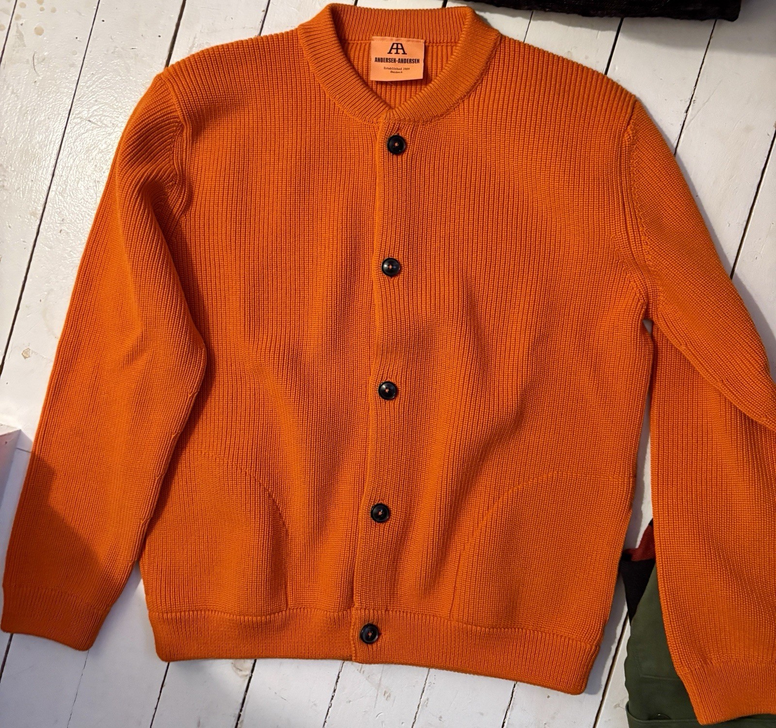 Andersen-Andersen Skipper Jacket  Natural Orange … - image 1