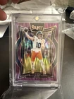2024 Panini Select - Concourse Bo Nix #30 Purple Shock Prizm 160 /360 (RC)